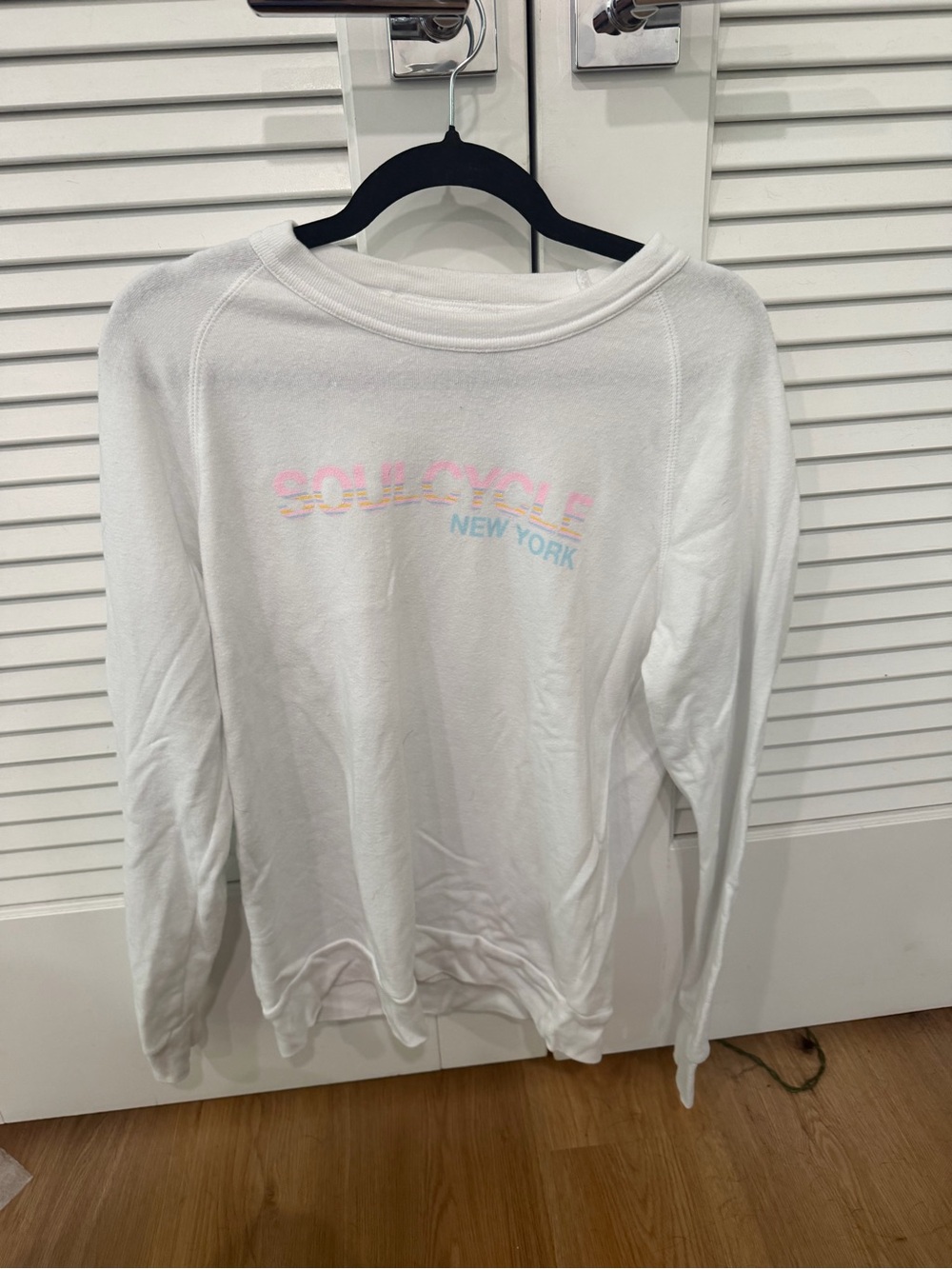 SoulCycle New York White Sweatshirt